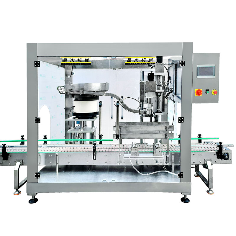 塑料桶自动旋盖机-化工桶旋盖机