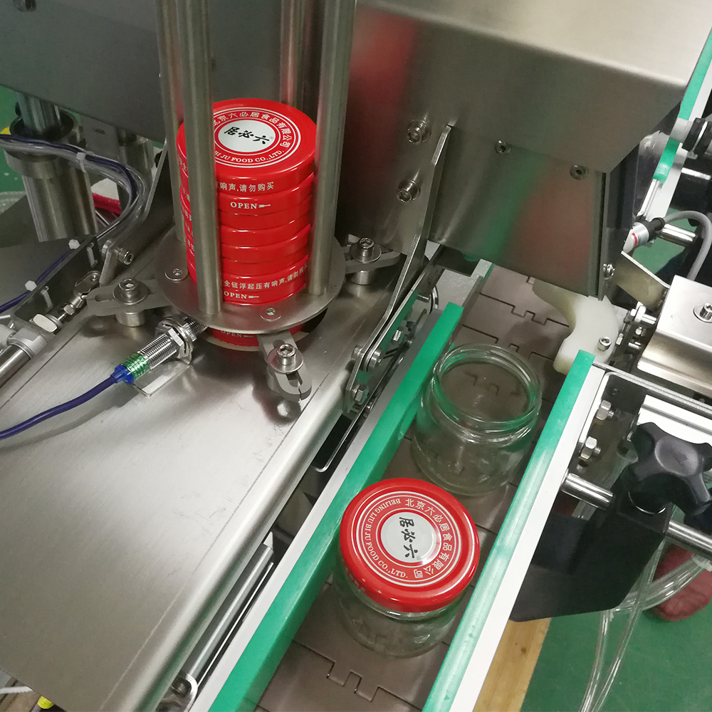 全自动夹盖旋盖机-连续式旋盖机生产线(图3)