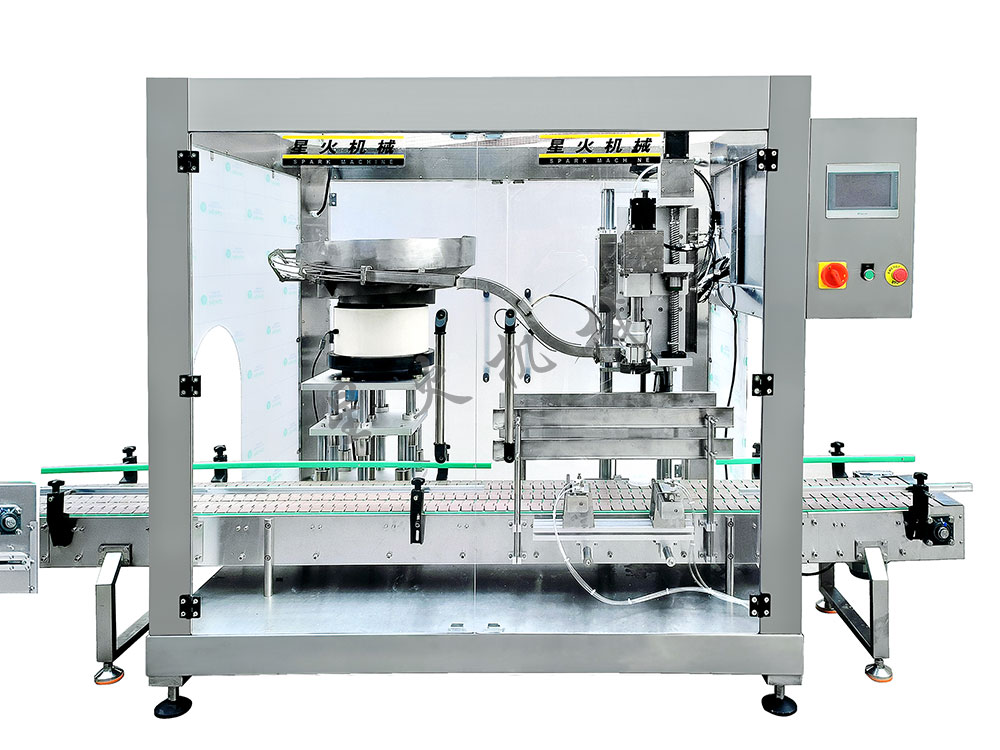 塑料桶自动旋盖机-化工桶旋盖机(图1)